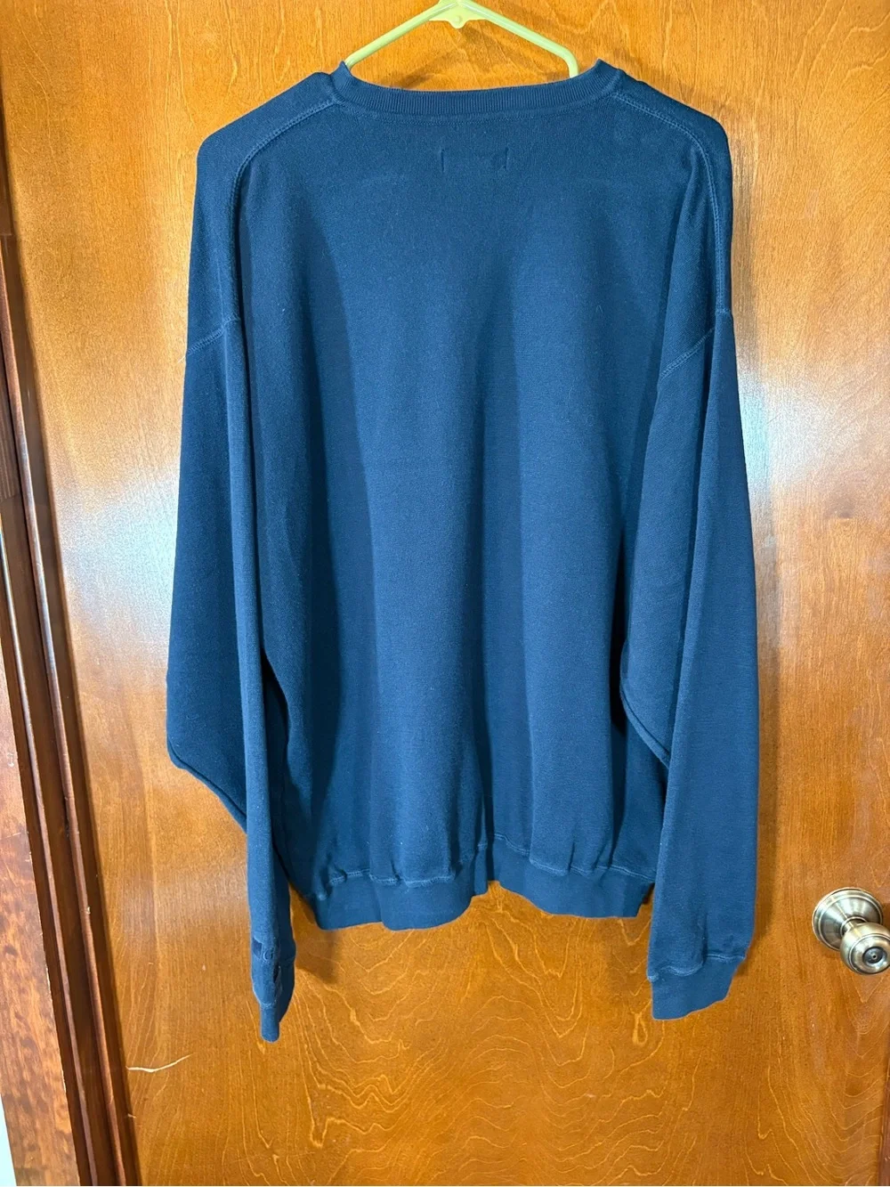 Cutter & Buck Men's V-Neck Sweater in Navy Blue